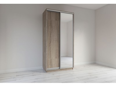 Шафа-купе 110х240х45 1 ДСП 1 дзеркало
