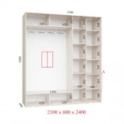 Шафа-купе Стандарт 210х60х240